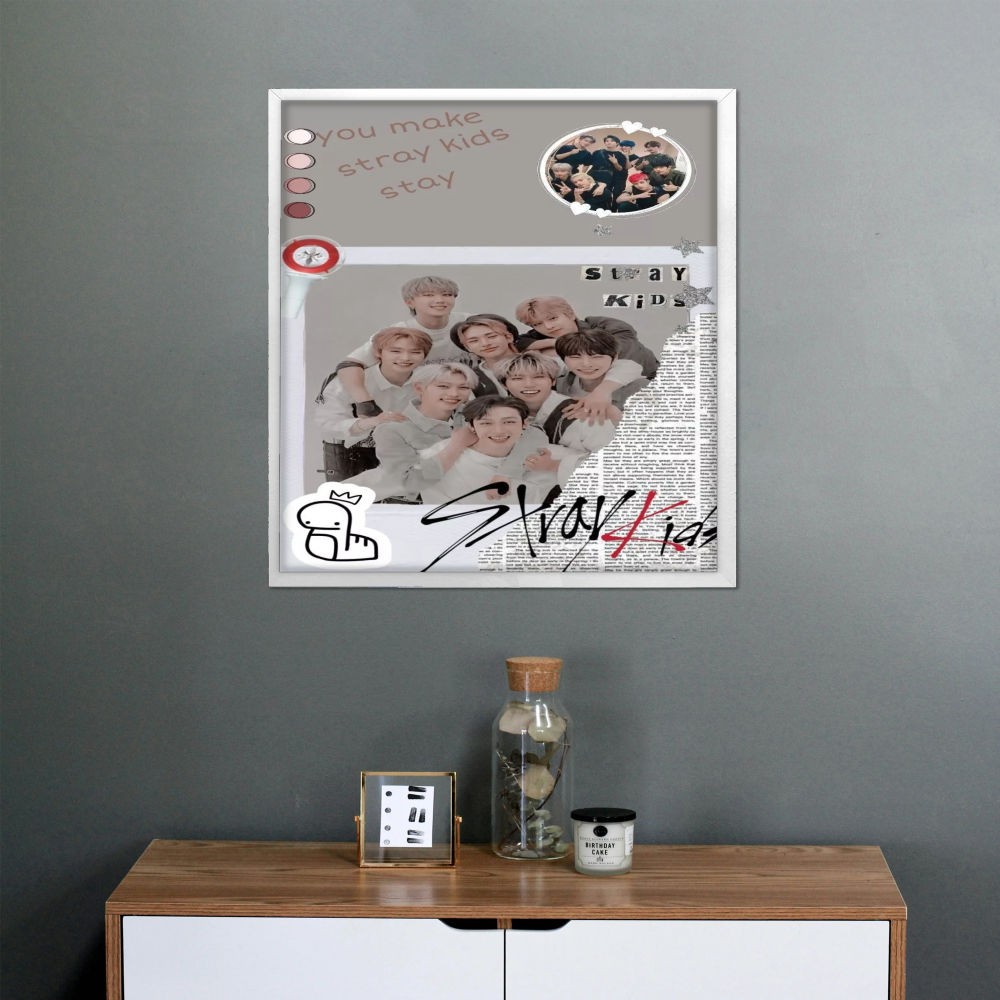 تابلو پینکمن طرح گروه استری کیدز کیوت Cute Stray Kids 20 Jm