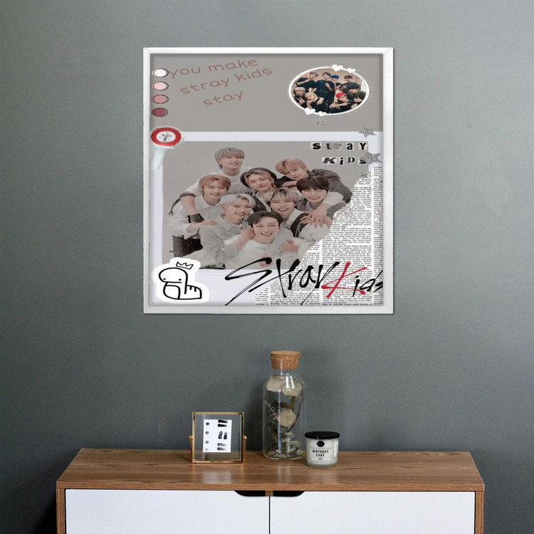 تابلو پینکمن طرح گروه استری کیدز کیوت Cute Stray Kids 20 Jm
