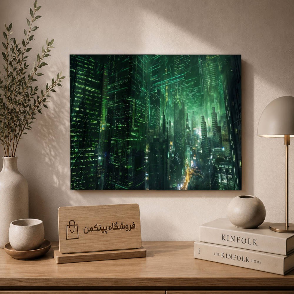 تابلو شاسی پینکمن طرح تکنولوژی شهر - Technology City کد Jm 14