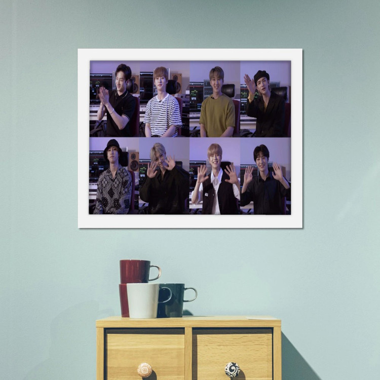 تابلو پینکمن طرح گروه استری کیدز کلاژ Stray Kids Collage 7 Jm