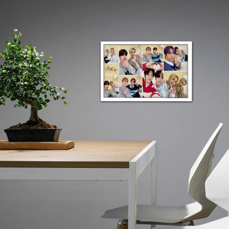 تابلو پینکمن طرح گروه استری کیدز کلاژ Stray Kids Collage 5 Jm
