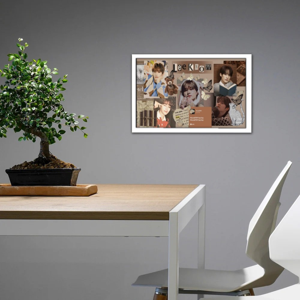تابلو پینکمن طرح گروه استری کیدز کلاژ Stray Kids Collage 32 Jm