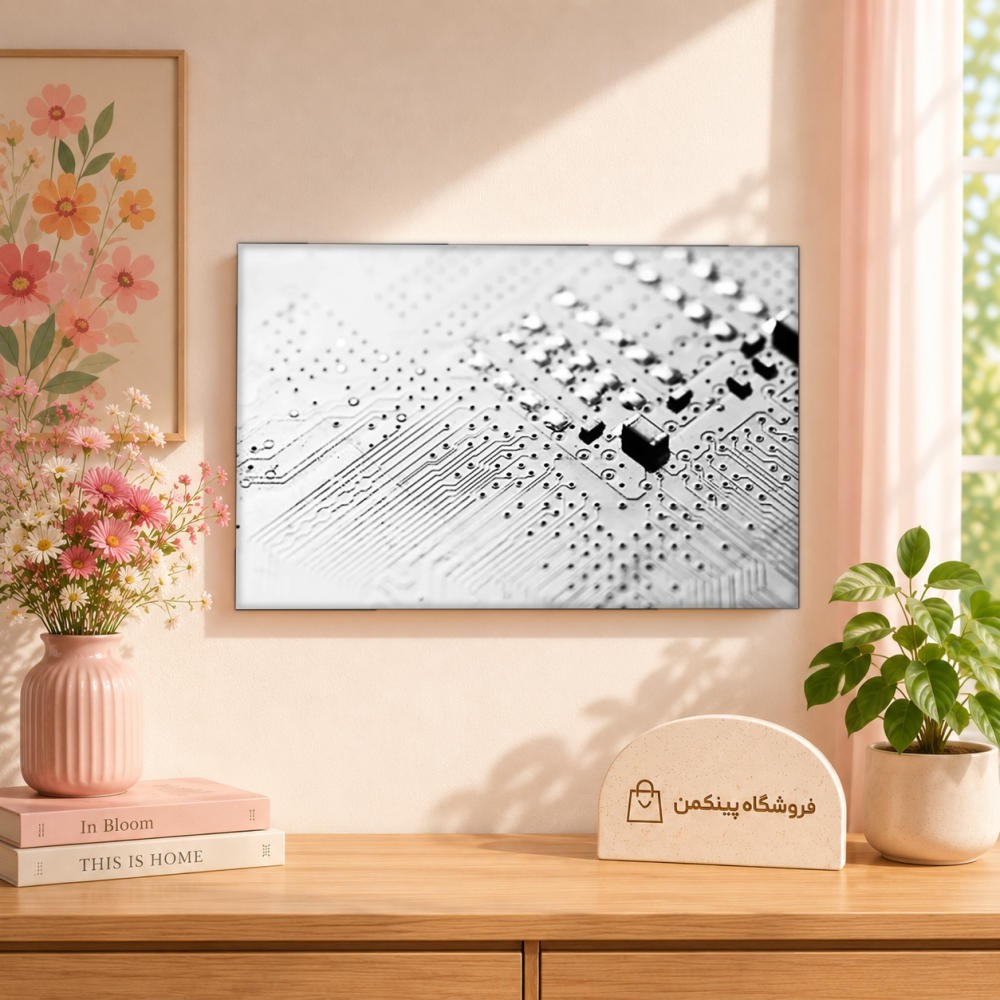تابلو شاسی پینکمن طرح تکنولوژی سفید - Technology White کد Jm 12