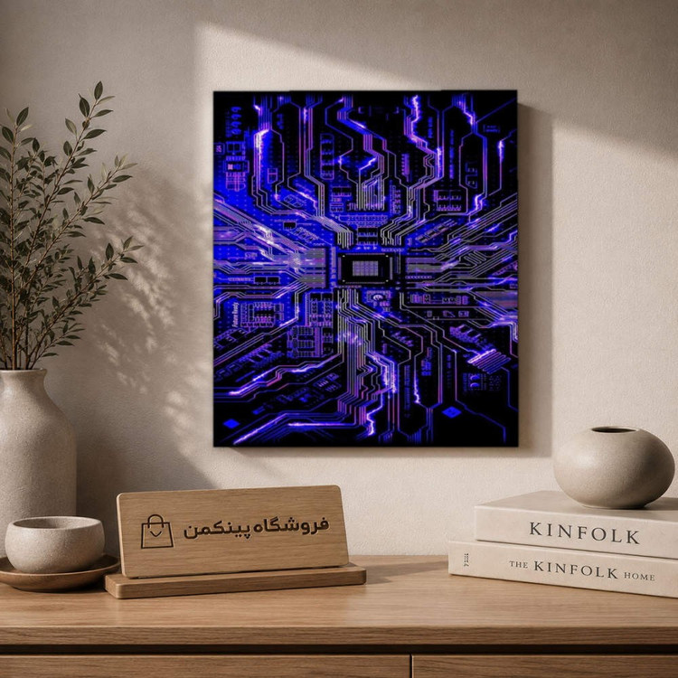 تابلو شاسی پینکمن طرح تکنولوژی جهان - Technology World کد Jm 9