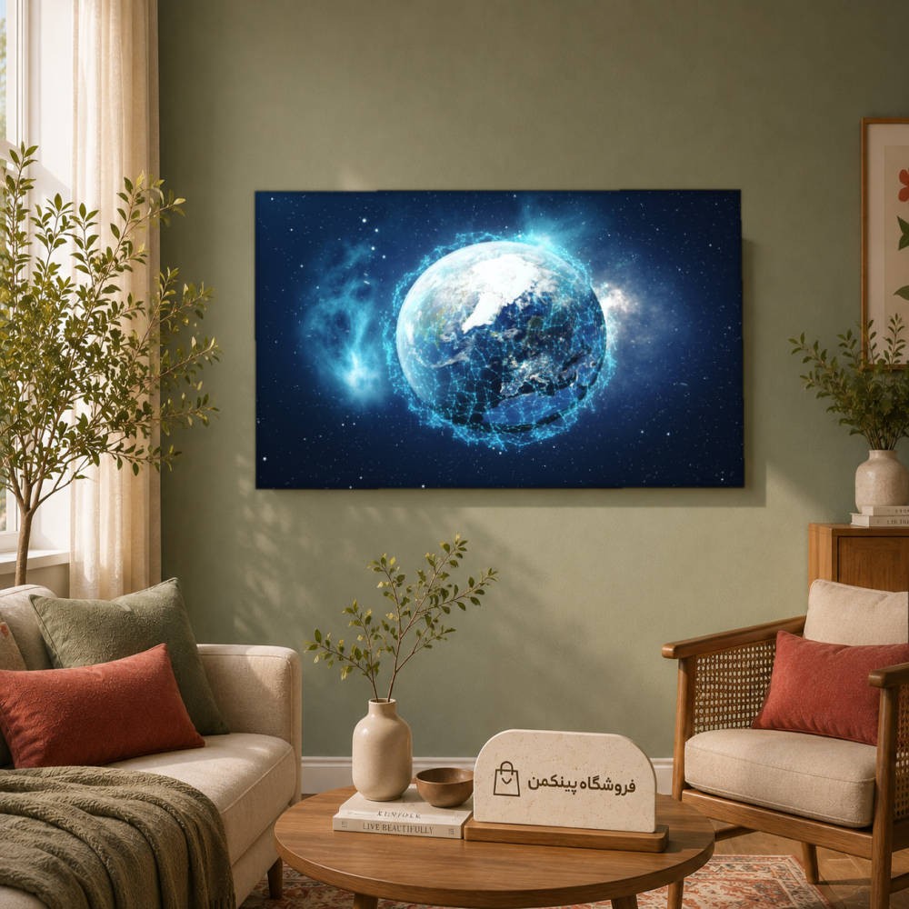 تابلو شاسی پینکمن طرح تکنولوژی جهان - Technology World کد Jm 35