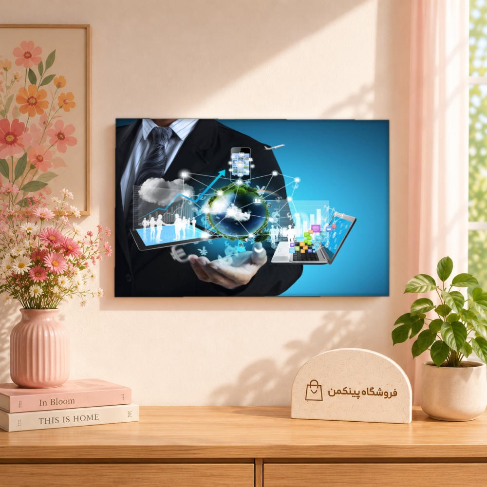 تابلو شاسی پینکمن طرح تکنولوژی جهان - Technology World کد Jm 29