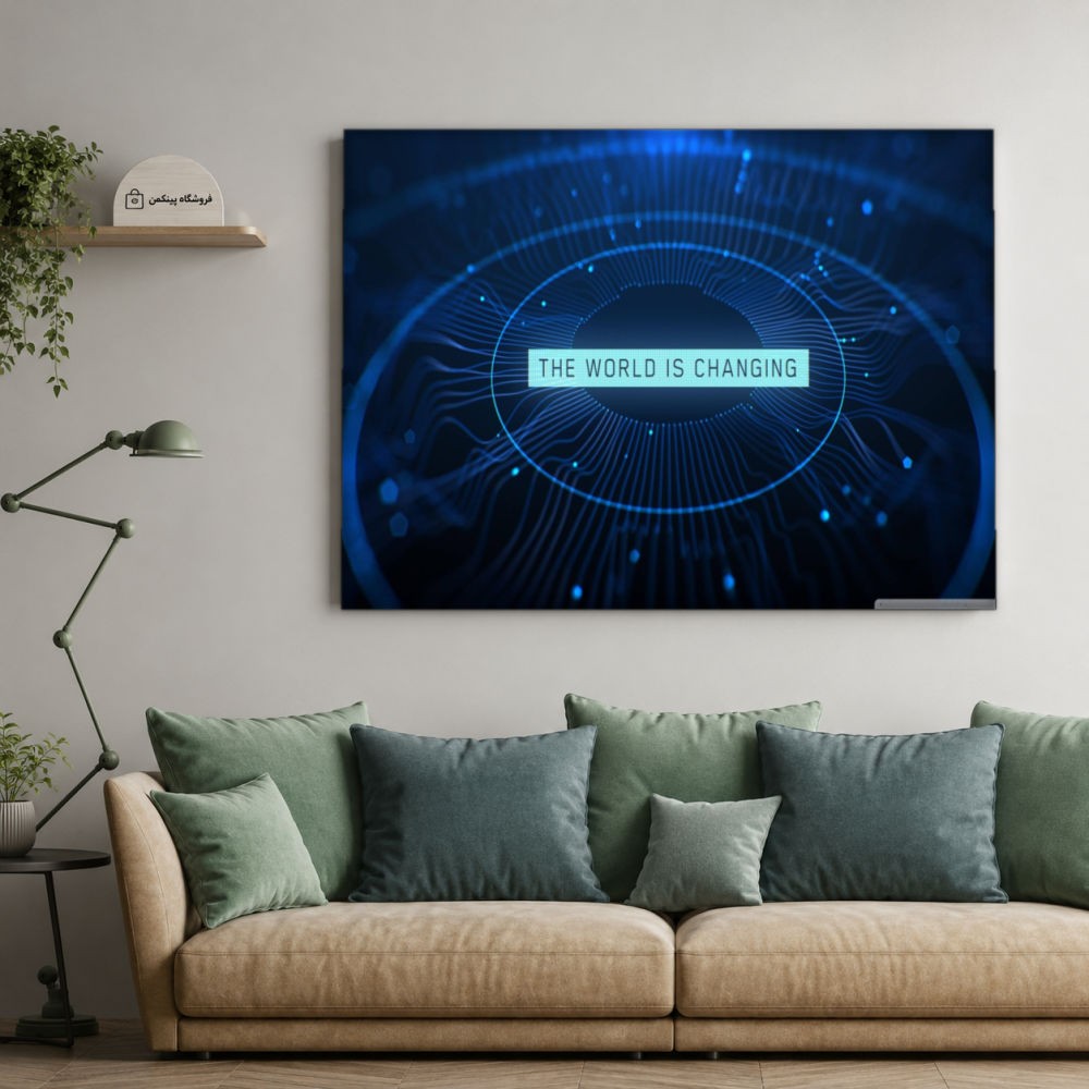 تابلو شاسی پینکمن طرح تکنولوژی جهان - Technology World کد Jm 28