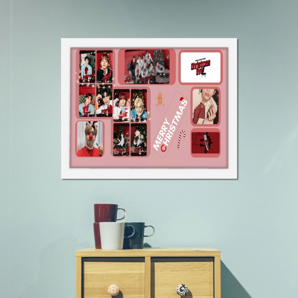 تابلو پینکمن طرح گروه استری کیدز کلاژ Stray Kids Collage 10 Jm