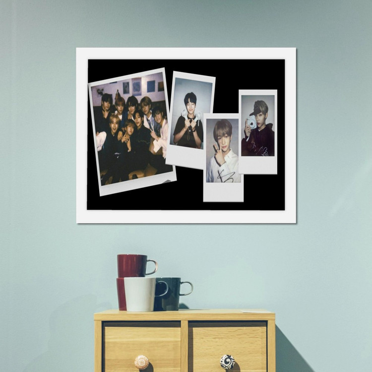 تابلو پینکمن طرح گروه استری کیدز کلاژ Stray Kids Collage 1 Jm