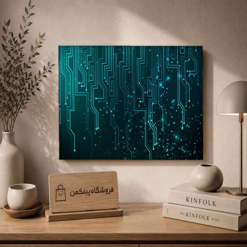 تابلو شاسی پینکمن طرح تکنولوژی جهان - Technology World کد Jm 22