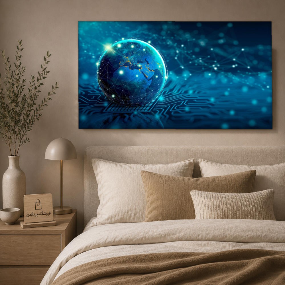 تابلو شاسی پینکمن طرح تکنولوژی جهان - Technology World کد Jm 20