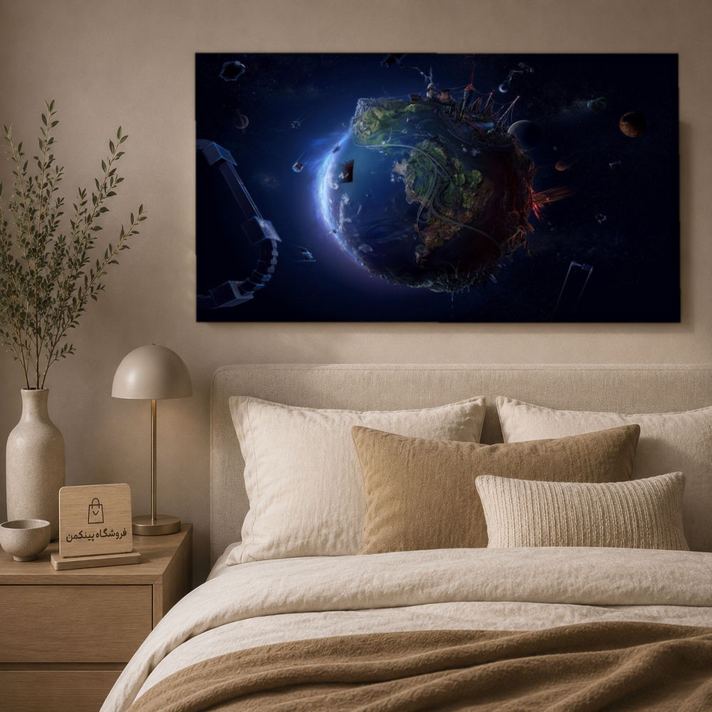 تابلو شاسی پینکمن طرح تکنولوژی جهان - Technology World کد Jm 2