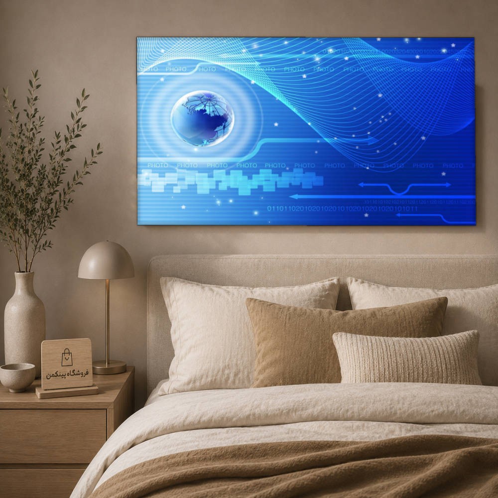 تابلو شاسی پینکمن طرح تکنولوژی جهان - Technology World کد Jm 19