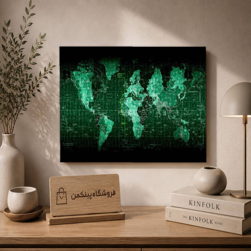 تابلو شاسی پینکمن طرح تکنولوژی جهان - Technology World کد Jm 1
