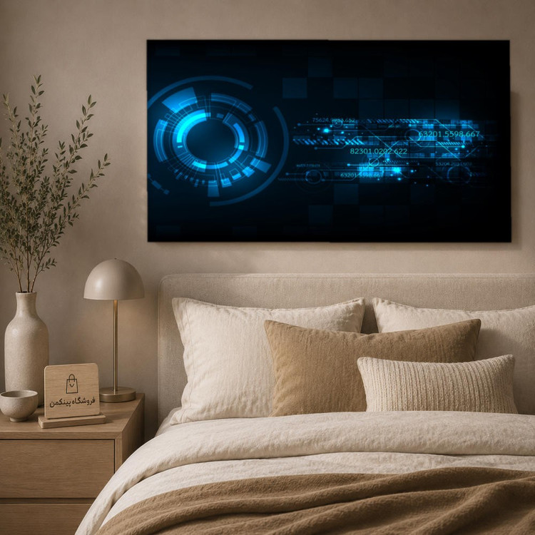 تابلو شاسی پینکمن طرح تکنولوژی تاریک - Technology Dark کد Jm 36