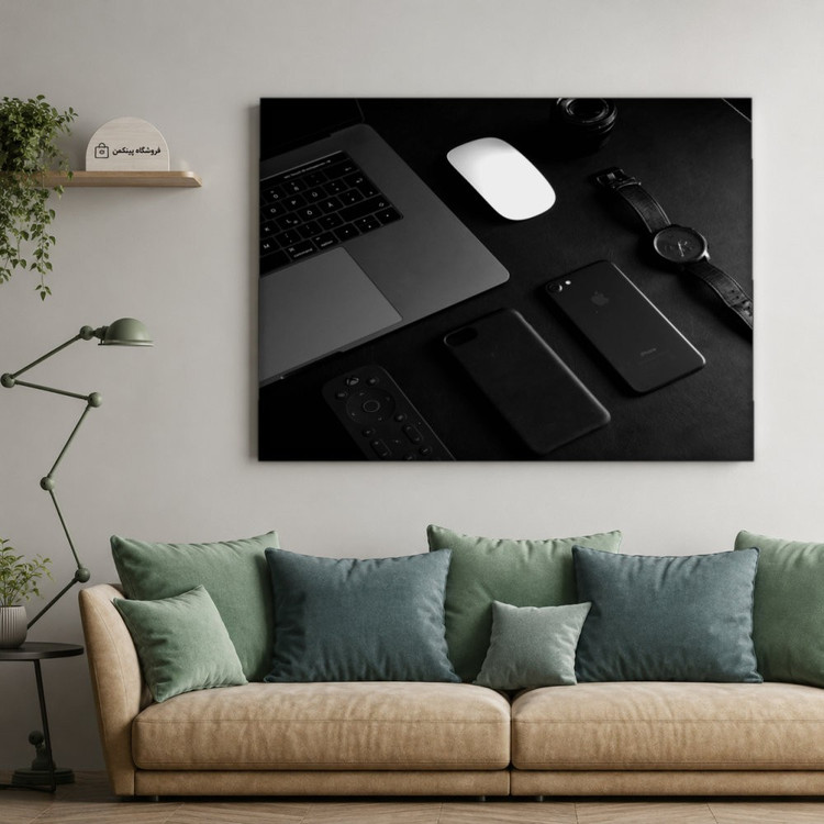 تابلو شاسی پینکمن طرح تکنولوژی تاریک - Technology Dark کد Jm 32