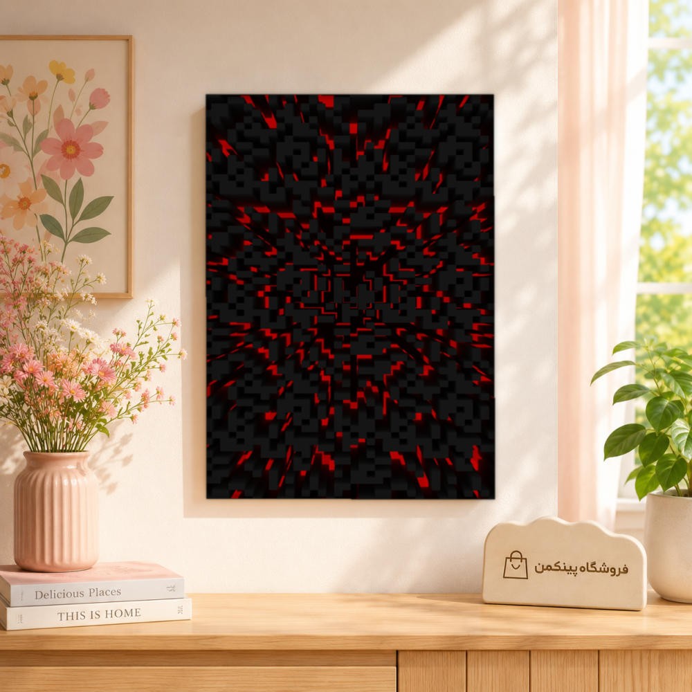 تابلو شاسی پینکمن طرح تکنولوژی تاریک - Technology Dark کد Jm 13