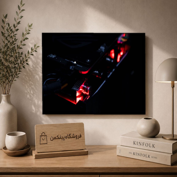 تابلو شاسی پینکمن طرح تکنولوژی تاریک - Technology Dark کد Jm 10