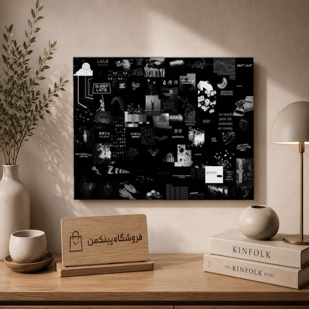 تابلو شاسی پینکمن طرح تکنولوژی استتیک - Tech Aesthetic کد Jm 9