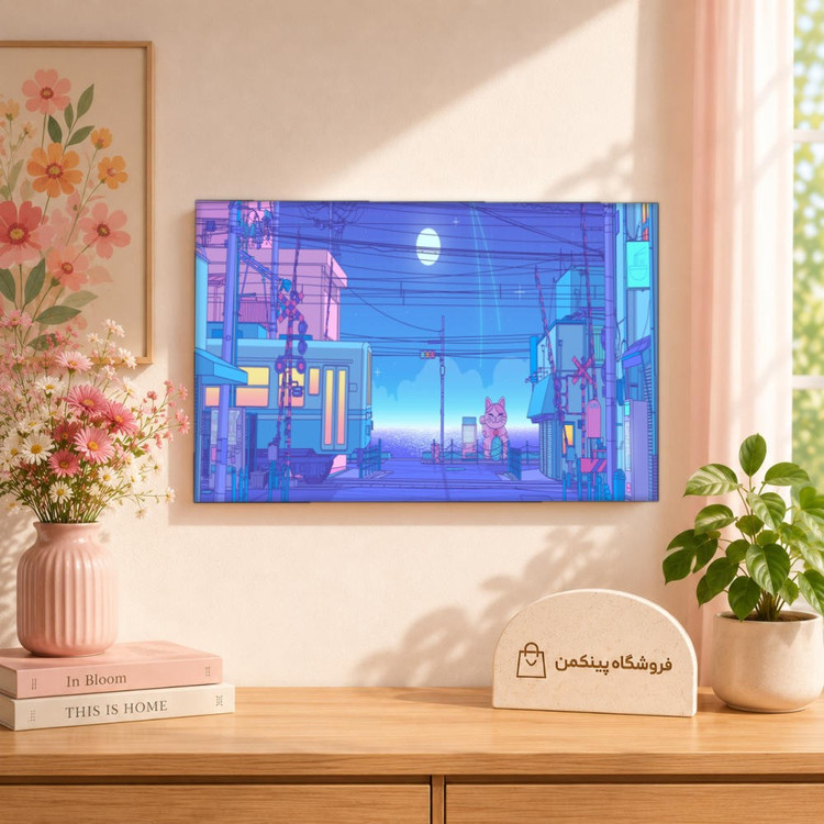 تابلو شاسی پینکمن طرح تکنولوژی استتیک - Tech Aesthetic کد Jm 24