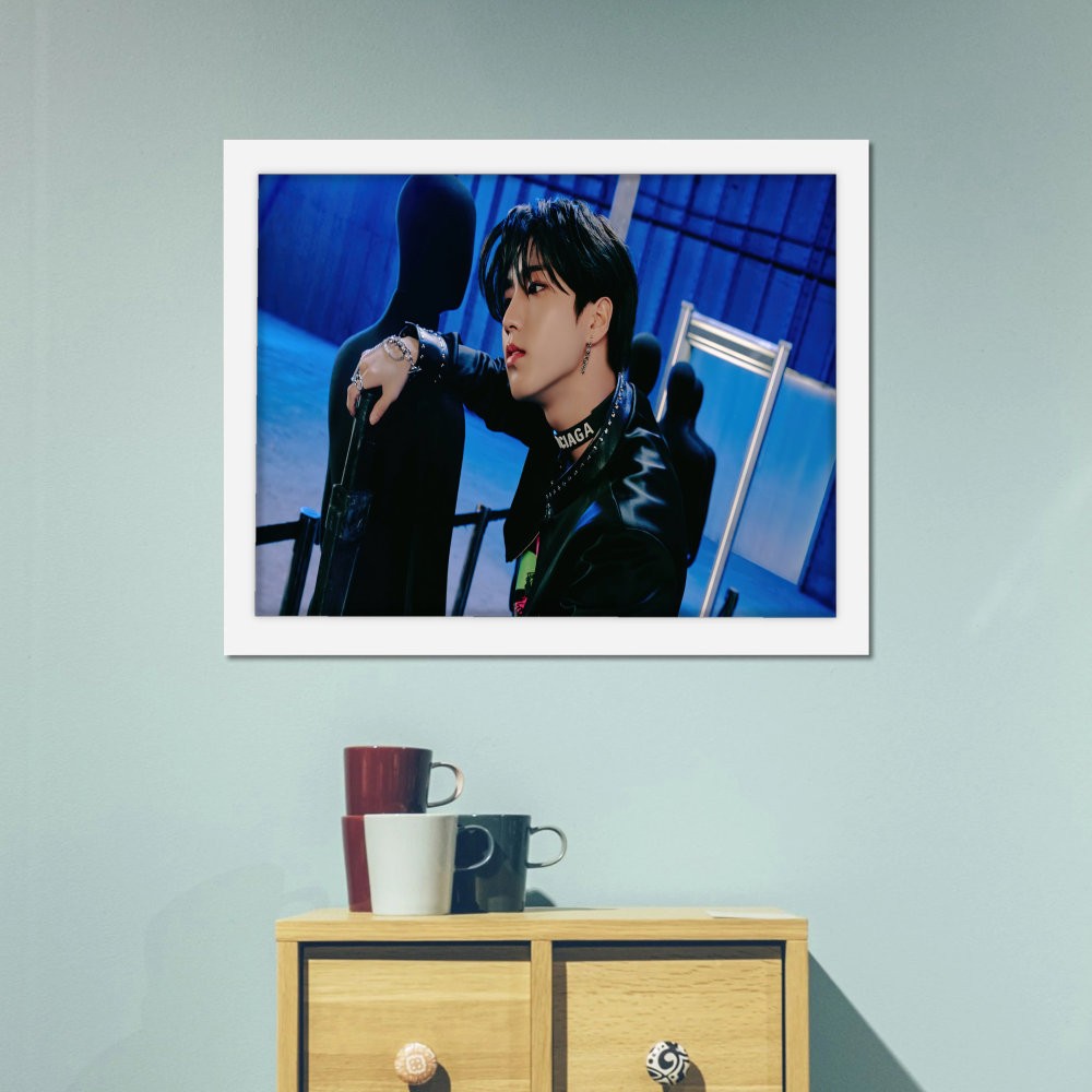 تابلو پینکمن طرح گروه استری کیدز هان جیسونگ Stray Kids Han Jisung 6 Jm