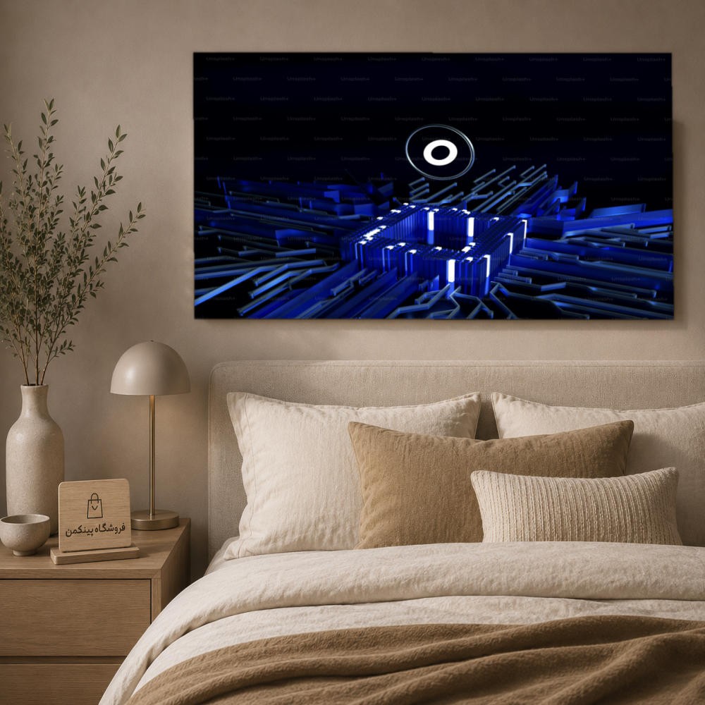 تابلو شاسی پینکمن طرح تکنولوژی استتیک - Tech Aesthetic کد Jm 20