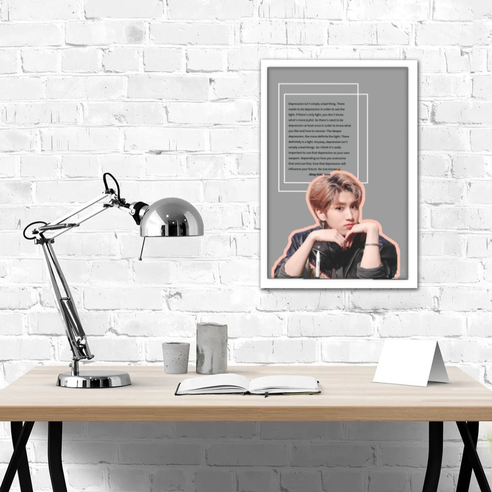 تابلو پینکمن طرح گروه استری کیدز هان جیسونگ Stray Kids Han Jisung 37 Jm