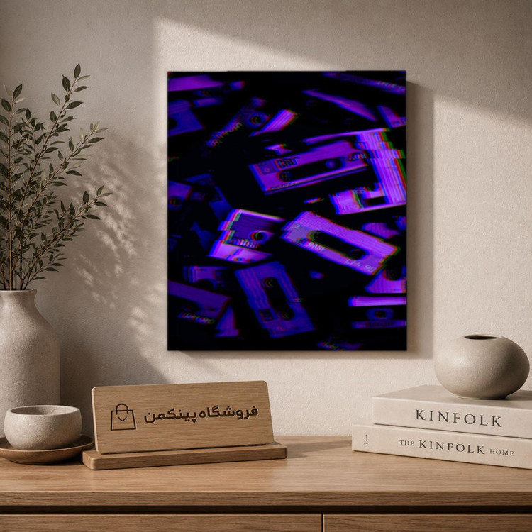 تابلو شاسی پینکمن طرح تکنولوژی استتیک - Tech Aesthetic کد Jm 18