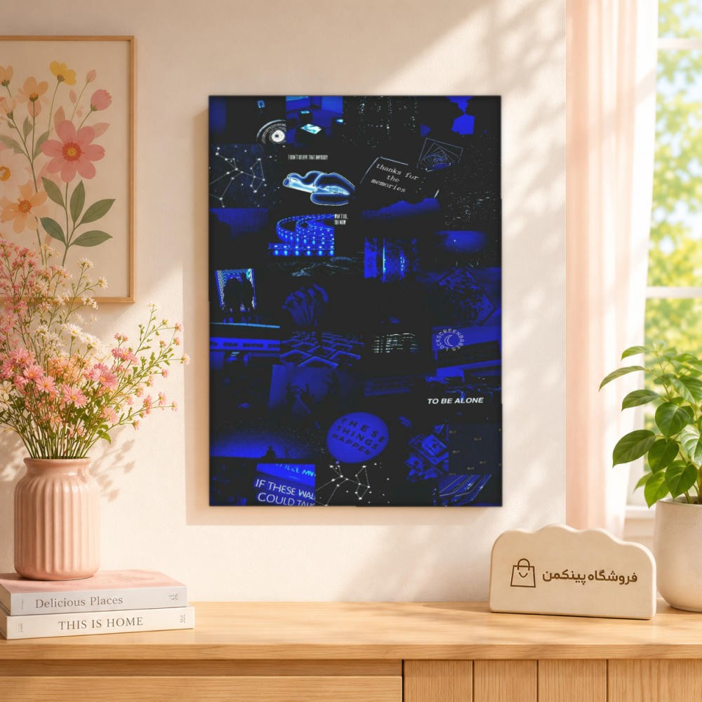 تابلو شاسی پینکمن طرح تکنولوژی استتیک - Tech Aesthetic کد Jm 14