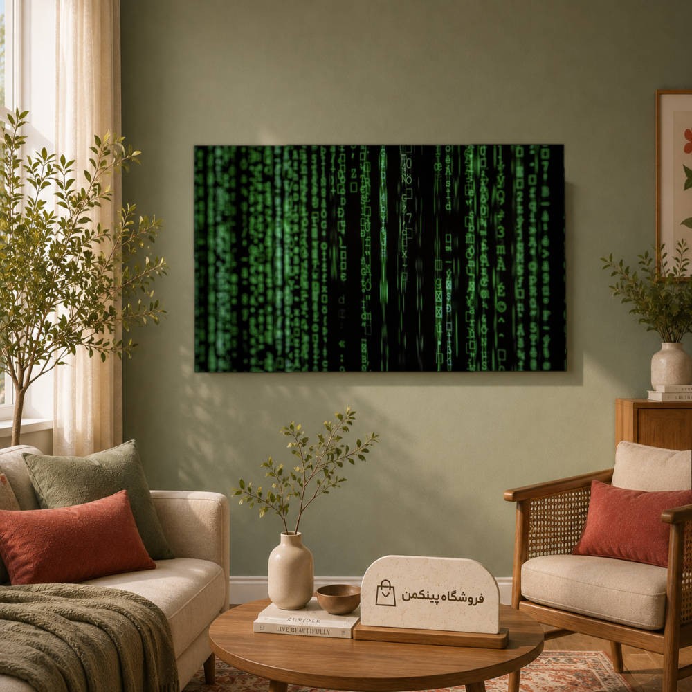 تابلو شاسی پینکمن طرح تکنولوژی استتیک - Tech Aesthetic کد Jm 13