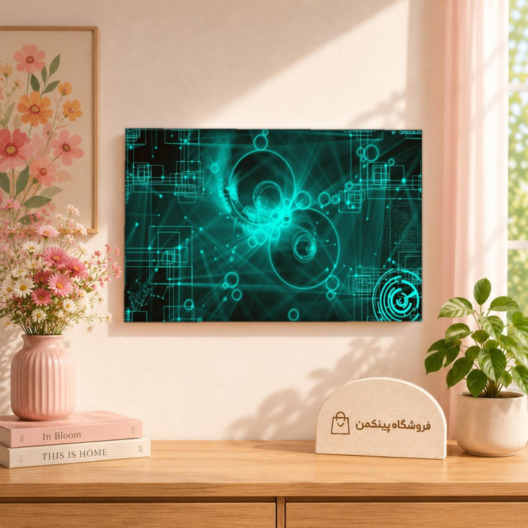 تابلو شاسی پینکمن طرح تکنولوژی استتیک - Tech Aesthetic کد Jm 11