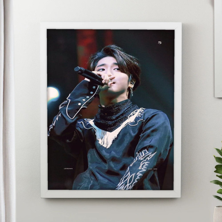 تابلو پینکمن طرح گروه استری کیدز هان جیسونگ Stray Kids Han Jisung 28 Jm