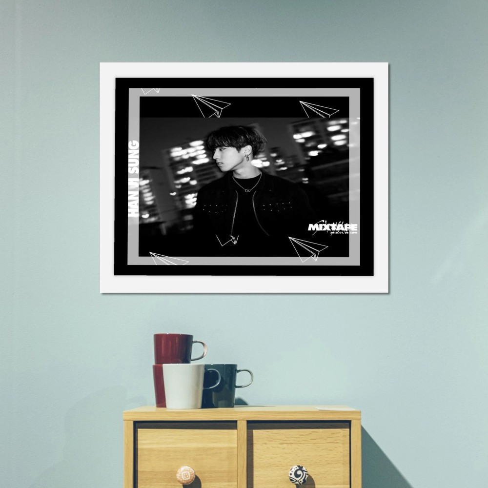 تابلو پینکمن طرح گروه استری کیدز هان جیسونگ Stray Kids Han Jisung 27 Jm