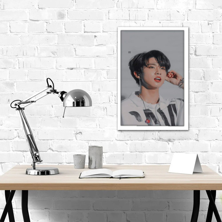 تابلو پینکمن طرح گروه استری کیدز هان جیسونگ Stray Kids Han Jisung 22 Jm
