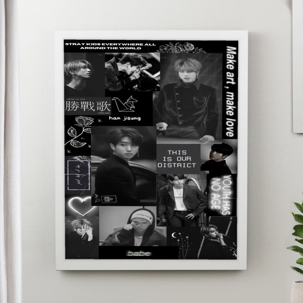 تابلو پینکمن طرح گروه استری کیدز هان جیسونگ Stray Kids Han Jisung 19 Jm