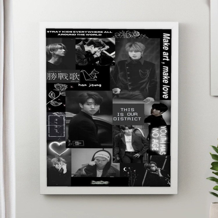 تابلو پینکمن طرح گروه استری کیدز هان جیسونگ Stray Kids Han Jisung 19 Jm