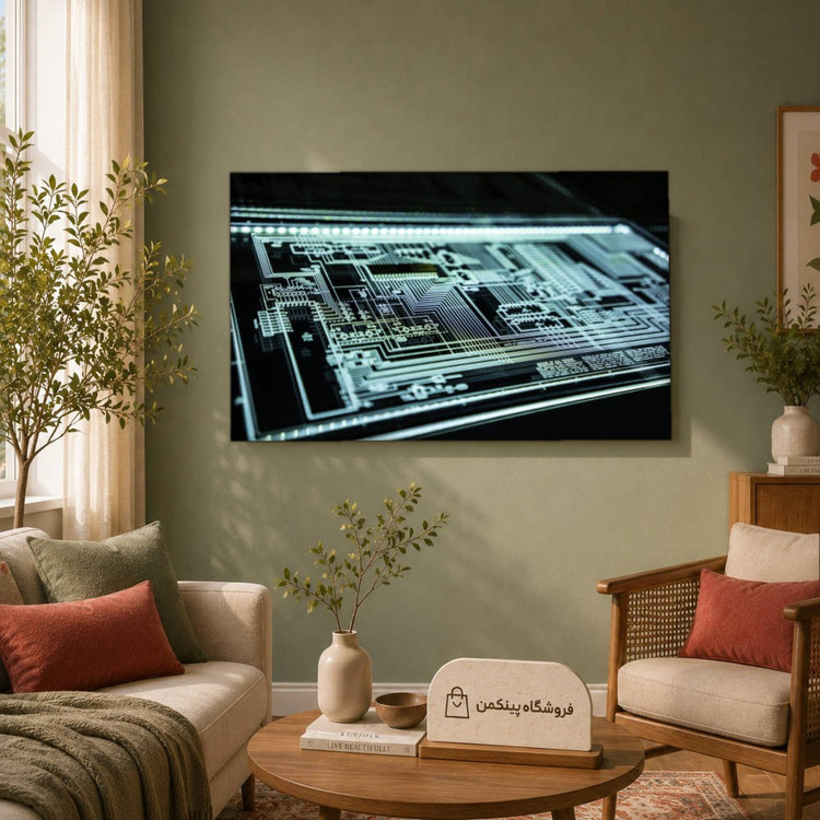 تابلو شاسی پینکمن طرح تکنولوژی - 4k Tech کد Jm 34