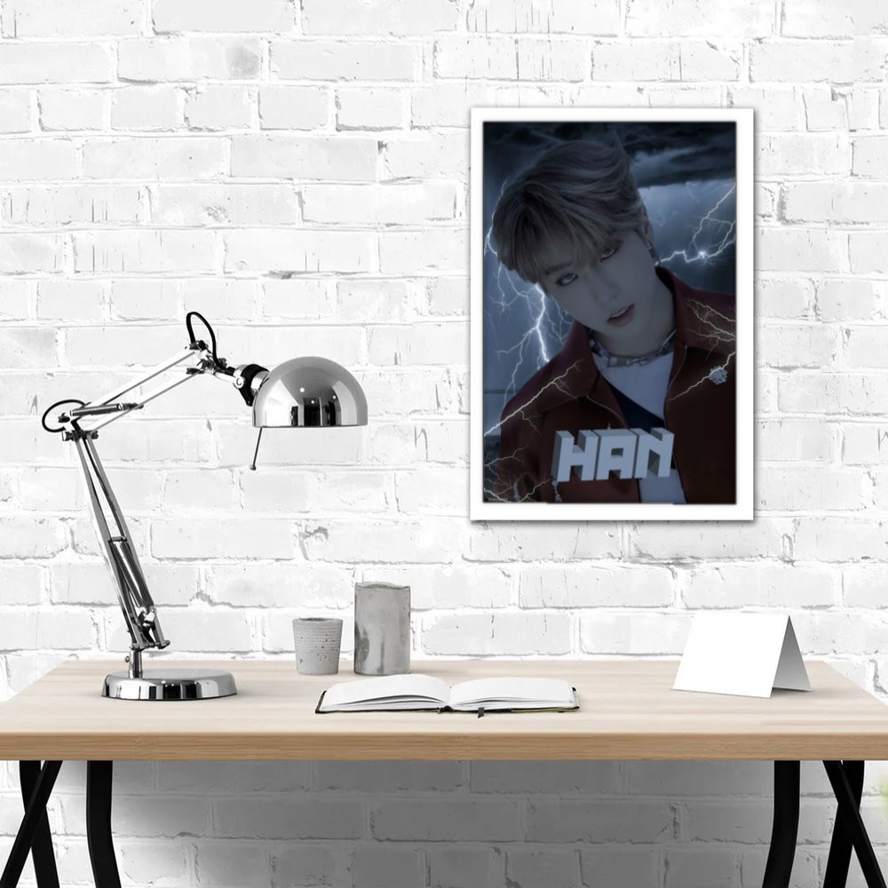 تابلو پینکمن طرح گروه استری کیدز هان Stray Kids Han 21 Jm