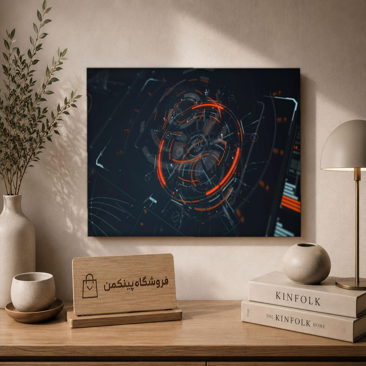 تابلو شاسی پینکمن طرح تکنولوژی - 4k Tech کد Jm 19