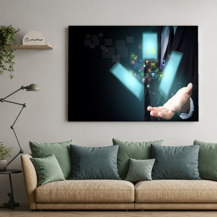 تابلو شاسی پینکمن طرح تکنولوژی - 4k Tech کد Jm 18
