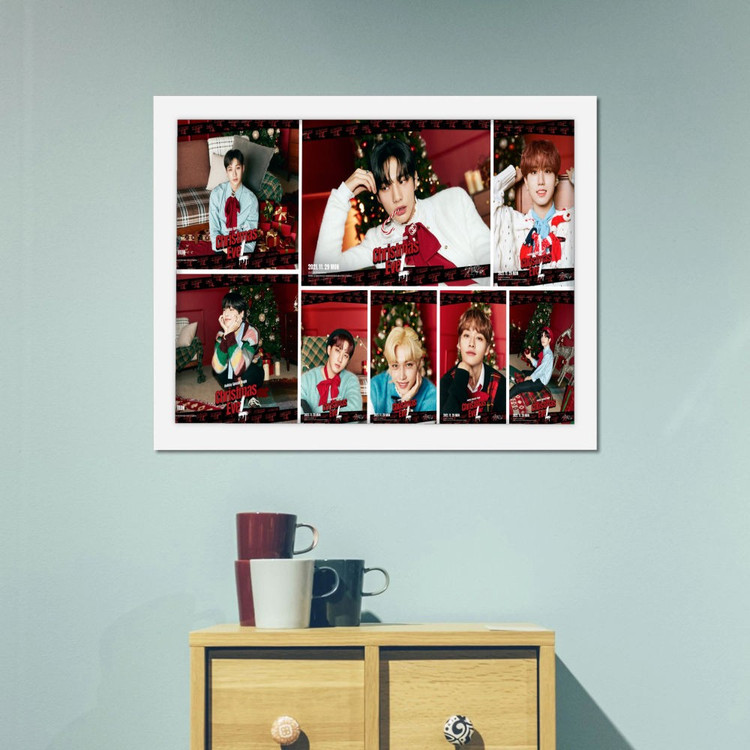 تابلو پینکمن طرح گروه استری کیدز هان Han Stray Kids 8 Jm