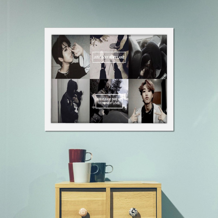 تابلو پینکمن طرح گروه استری کیدز هان Han Stray Kids 25 Jm