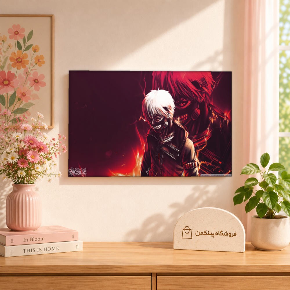 تابلو شاسی پینکمن طرح توکیو غول شهر - Tokyo Ghoul City کد Jm 34