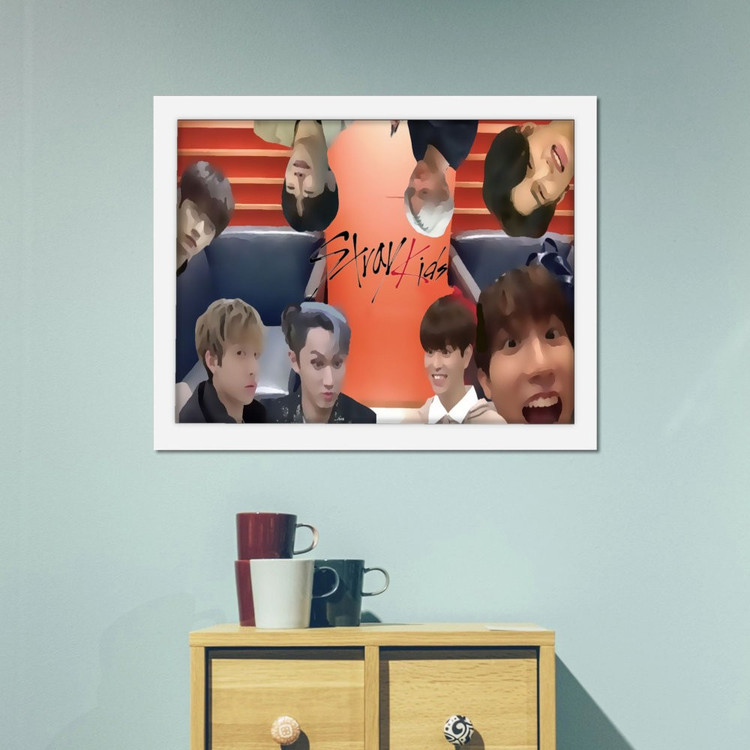 تابلو پینکمن طرح گروه استری کیدز میم Stray Kids Memes 14 Jm