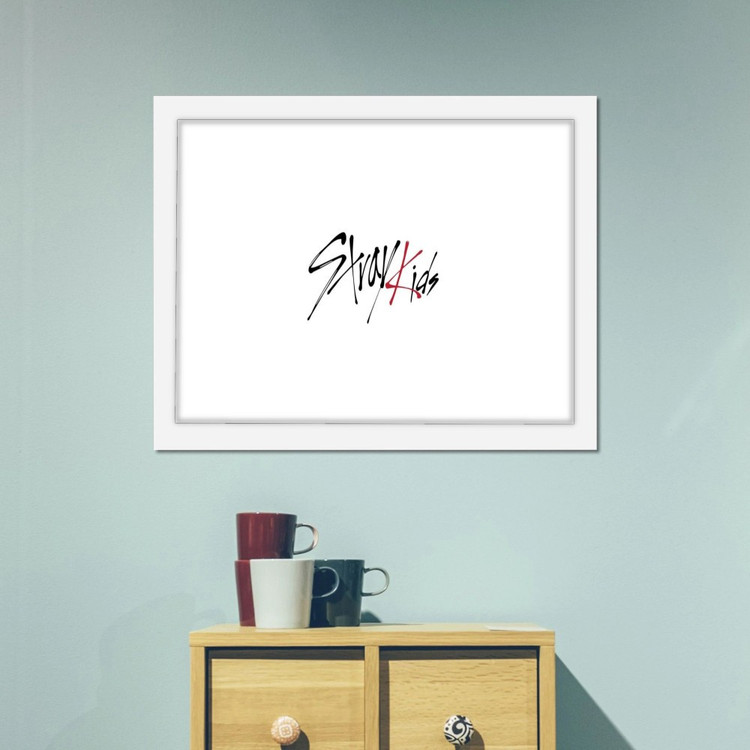 تابلو پینکمن طرح گروه استری کیدز لوگو Stray Kids Logo 20 Jm