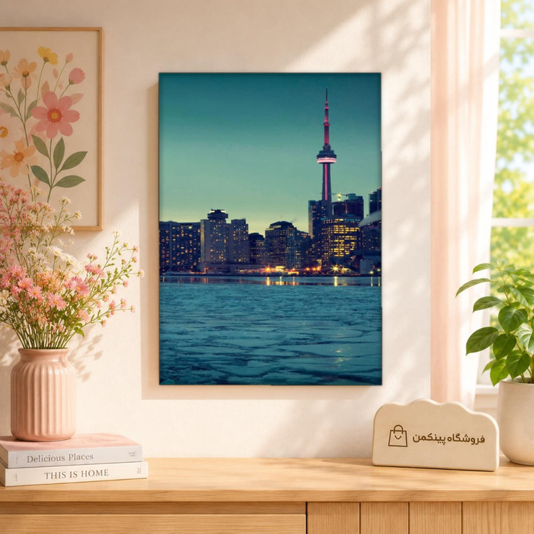 تابلو شاسی پینکمن طرح تورنتو خط افق شهر - Toronto Skyline کد Jm 9