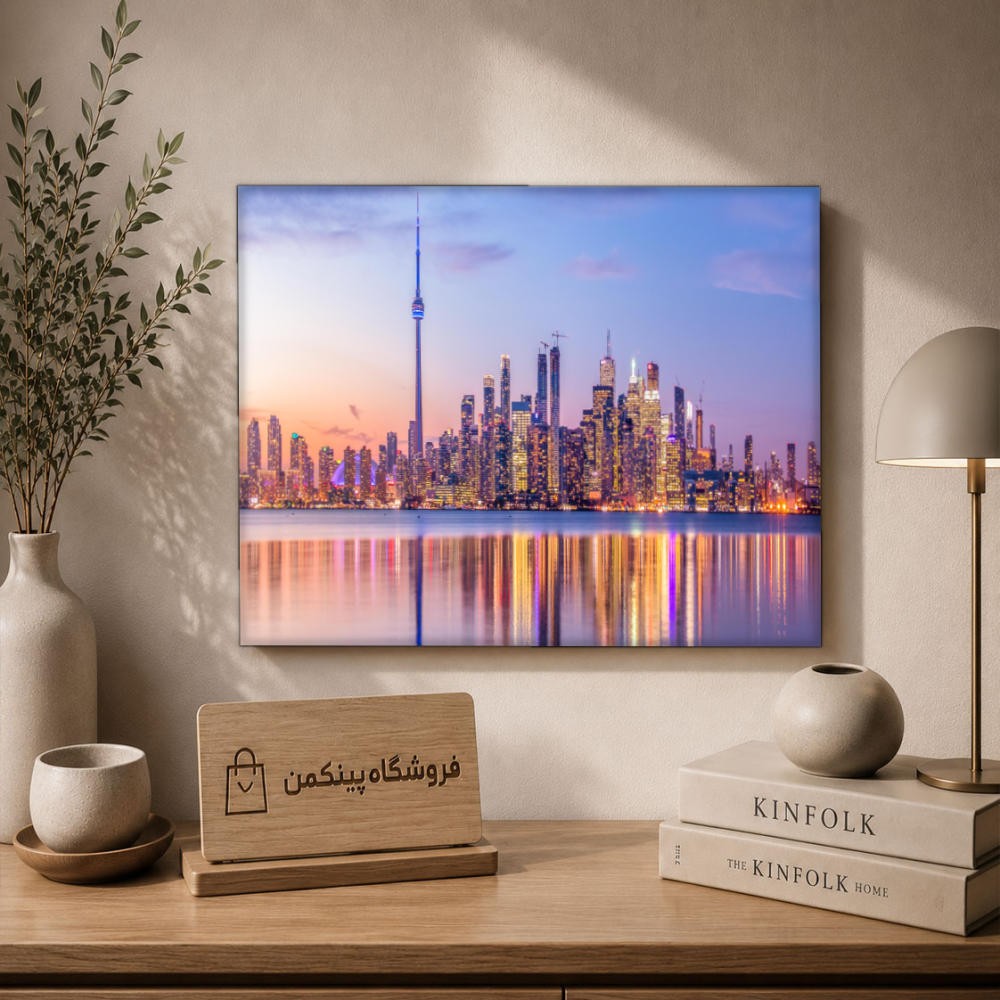 تابلو شاسی پینکمن طرح تورنتو خط افق شهر - Toronto Skyline کد Jm 7