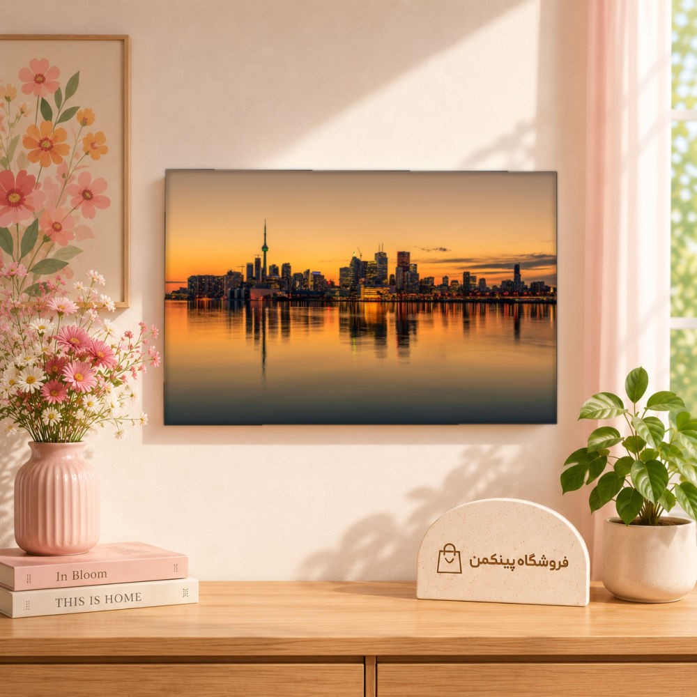 تابلو شاسی پینکمن طرح تورنتو خط افق شهر - Toronto Skyline کد Jm 6