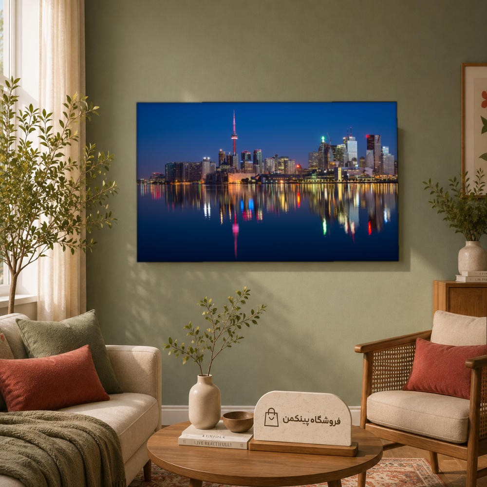 تابلو شاسی پینکمن طرح تورنتو خط افق شهر - Toronto Skyline کد Jm 5