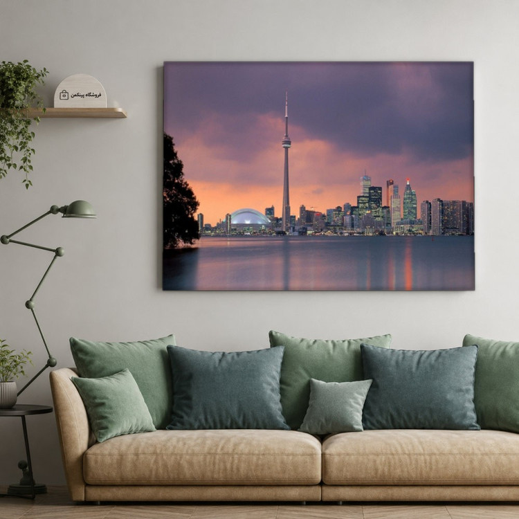 تابلو شاسی پینکمن طرح تورنتو خط افق شهر - Toronto Skyline کد Jm 40